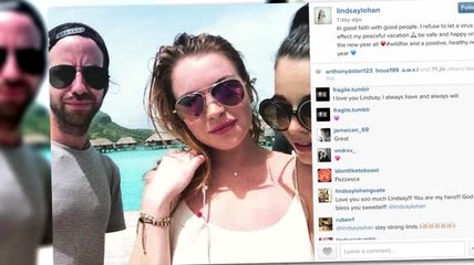 Lindsay Lohan permanece positiva a pesar de contraer el virus Chikunguña