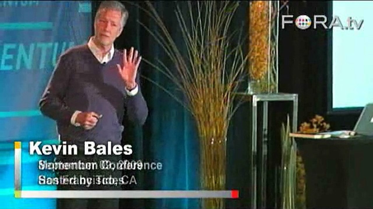 Kevin Bales: Slavery in the Modern Age