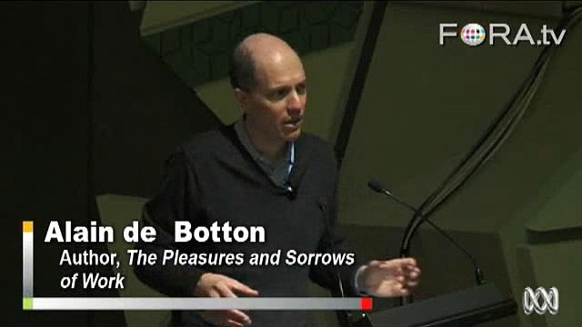 Alain de Botton Finds Meaning in the Daily Grind