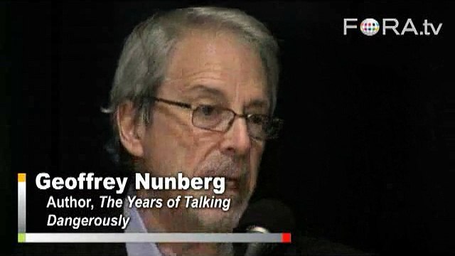 Geoffrey Nunberg: GOP Scrambling to Find New Language