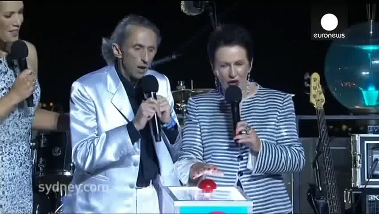 Happy 2015 New Year Fireworks in Sydney, Australia New Year celebrations