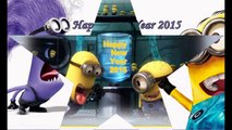 Funny Minions Happy New Year 2015 Animated 3D Wallpapers & HD Pictures