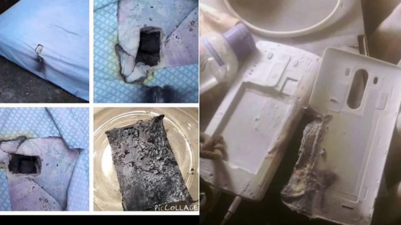 LG-G3 Explodes in Bed while Charging