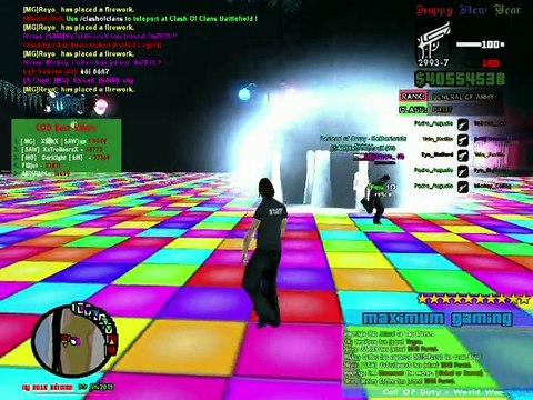 Maximum Gaming New Year Fireworks