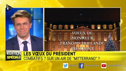 François Hollande : "Un message de confiance et de volonté"