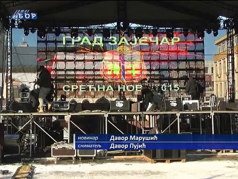 Doček Nove godine u Zaječaru, 31. decembar 2014. (RTV Bor)