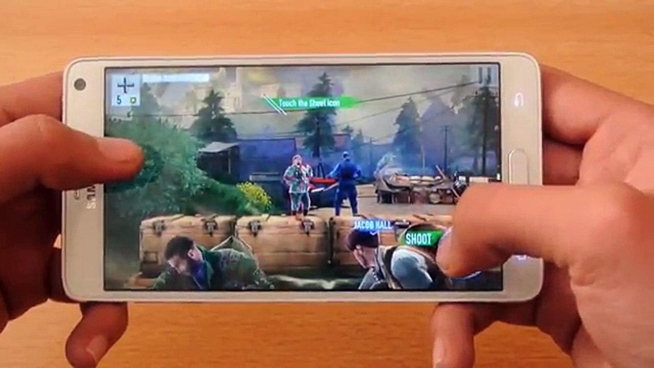Samsung Galaxy Note 4 Brother in Arms 3 Gameplay Review-HD