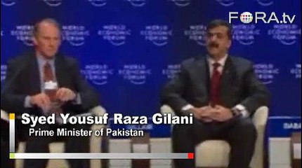 Pakistan's Prime Minister Gilani Asks for Trade Not Aid
