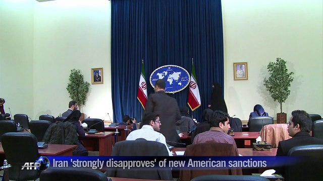 Iran strongly disapproves the new American sanctions