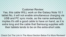 Aduro� Samsung Galaxy Tablet Extra Long USB Charge & Sync Data Cable (6.5 feet) USB to 30 Pin, Galaxy Tab 7