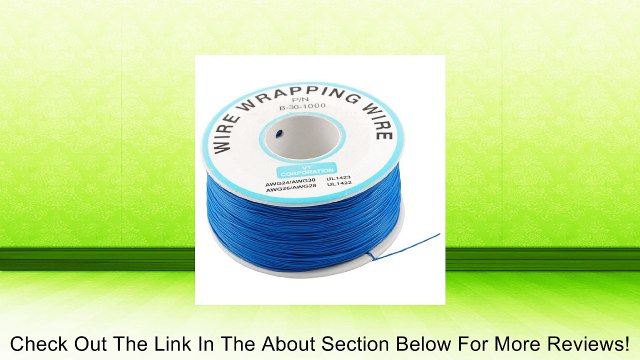 Breadboard P/N B-30-1000 Tin Plated Copper Wire Wrapping 30AWG Cable 305M Blue Review