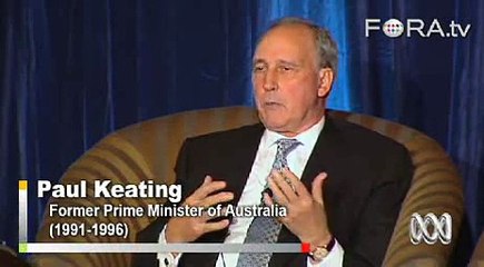 Paul Keating: Obama Will Reform Int'l  Relations
