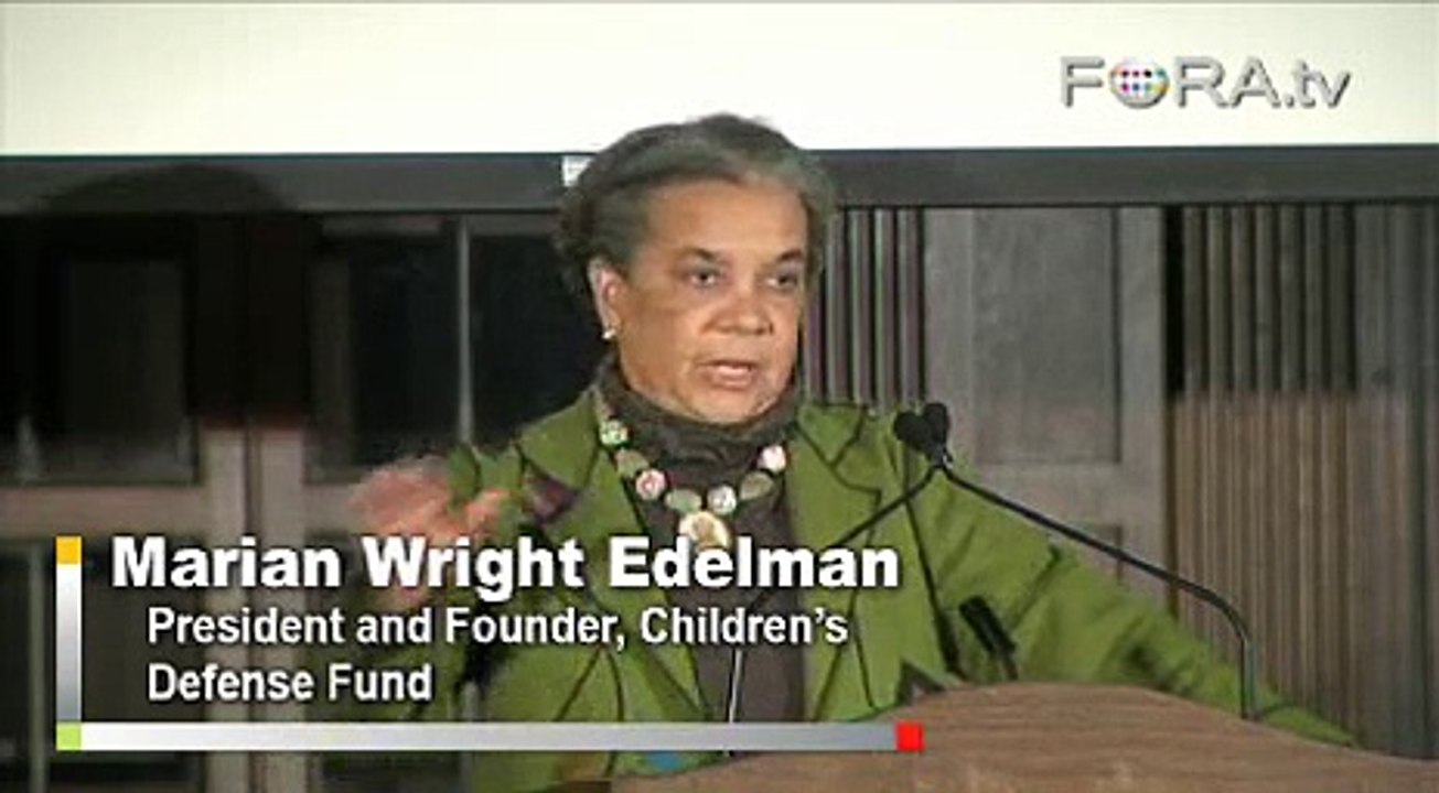 Marian Wright Edelman on the Cradle to Prison Pipeline