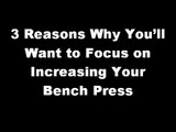 Critical Bench Program Review - 3 Reasons Focus On Increasing Your Bench Press