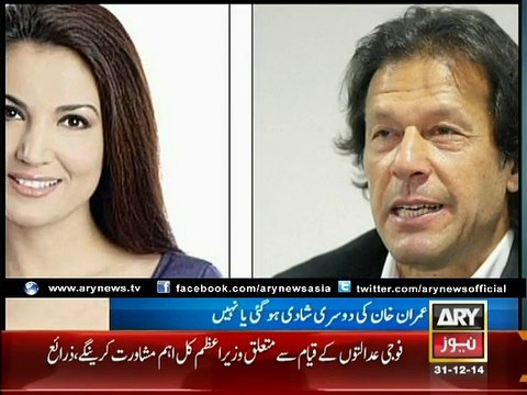 Imran ties knot with Reham; mystery still unresolved