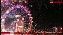 London Eye New Year FireWorks Celebrations 2015 - Full HD Video Fireworks Display 2015