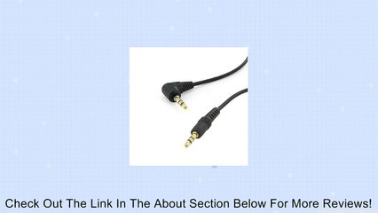 Скачать видео: 6 inch 3.5mm Male Right Angle to 3.5mm Male Gold Stereo Audio Cable, Nylon Reinforced, Premium Quality Cable Review