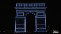 Paris célèbre le passage en 2015 avec un spectacle exceptionnel sur les Champs-Elysées