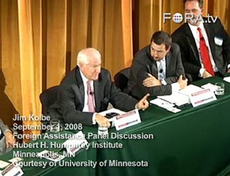 Jim Kolbe Suggests 3 USAID Reforms