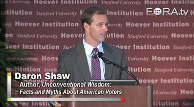 Daron Shaw Lists McCain's Weakest Demographics