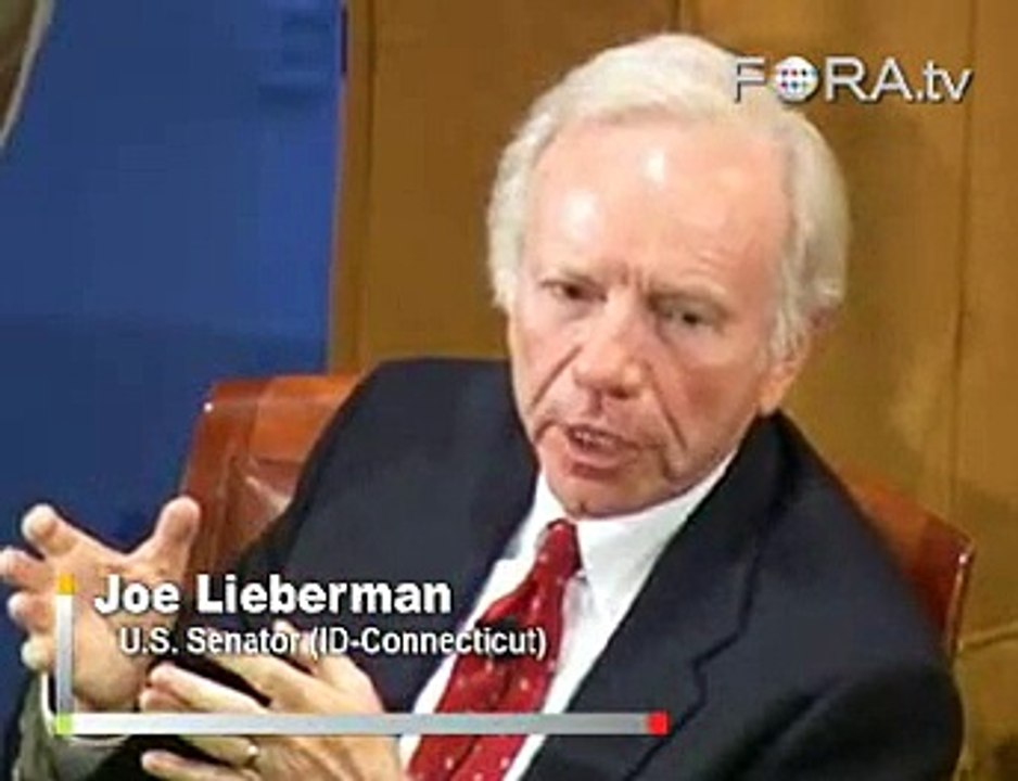 Joe Lieberman Supports John McCain on Free Trade