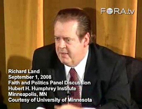 Richard Land Argues Marriage is Public, Not Personal