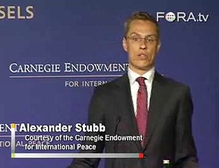 Alexander Stubb Outlines Ways to Strengthen EU