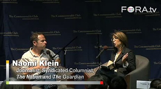 Naomi Klein Slams Robert Rubin's Economic Policy