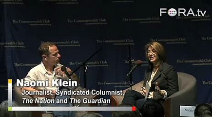 Naomi Klein Says Bailout Plan is Economic Patriot Act