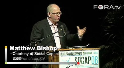 Matthew Bishop on Bill Gates' Idea of Creative Capitalism