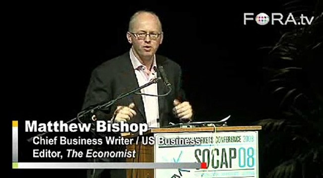 Matthew Bishop Discusses Altruism and Entrepreneurism