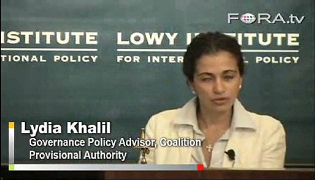 Lydia Khalil Shares Key Rebuilding Strategies in Iraq
