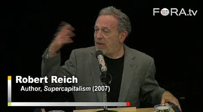 Robert Reich Finds Causes for Wall Street Meltdown