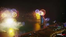 Mesmerizing Fireworks at Dubai - New Year Fireworks 2015