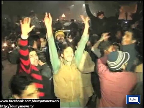 Dunya news- New Year celebrations: 11 injured due to aerial firing in Karachi