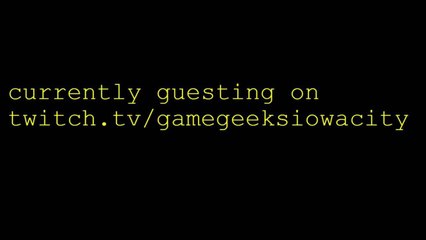 Going live on Twitch on GameGeeks channel!