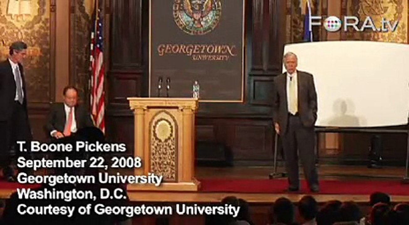 T. Boone Pickens - Domestic Energy Sources are Patriotic