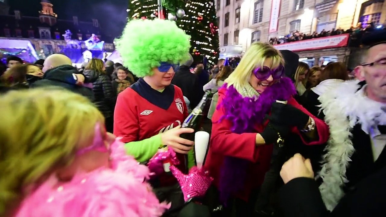 Nouvel An 2015 : sur la Grand-Place de Lille, à minuit, le décompte était bon