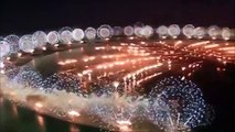 World Record DUBAI 2015 New Years Eve Midnight Fireworks Celebration