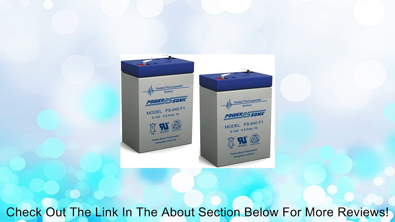 UB645 6V 4.5AH Oreck electric broom AV701B replacement battery 2 Pack