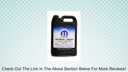 Genuine Mopar Fluid 68048953AB Antifreeze/Coolant - 1 Gallon Bottle Review