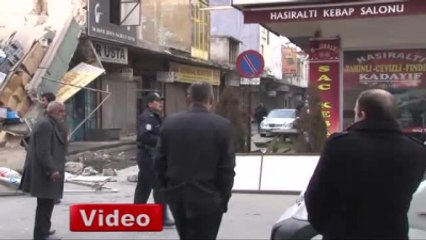 Göçükteki Hasar, Hava Aydınlanınca Ortaya Çıktı