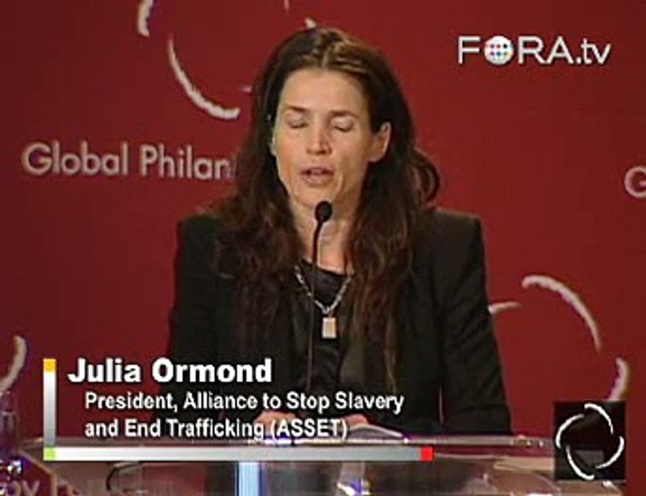 Julia Ormond: Underreported Human Trafficking Statistics