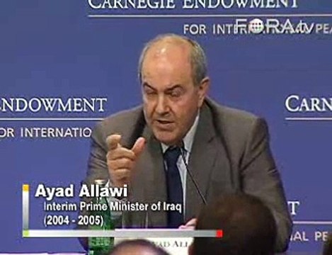 Ayad Allawi Criticizes Obama's Iraq Withdrawl Plan