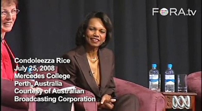 Condoleezza Rice Answers 'How is George Bush as a Boss?'