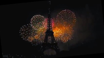 Paris Fireworks 2015 - France New Year Fireworks HD  VIDEO (Low)