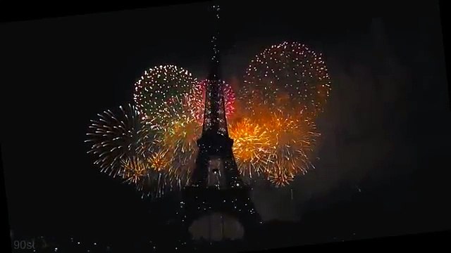 Paris Fireworks 2015 - France New Year Fireworks HD VIDEO (Low)