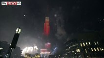 Happy New Year 2015 - Burj Al Khalifa - Fireworks -  Dubai - Welcome 2015