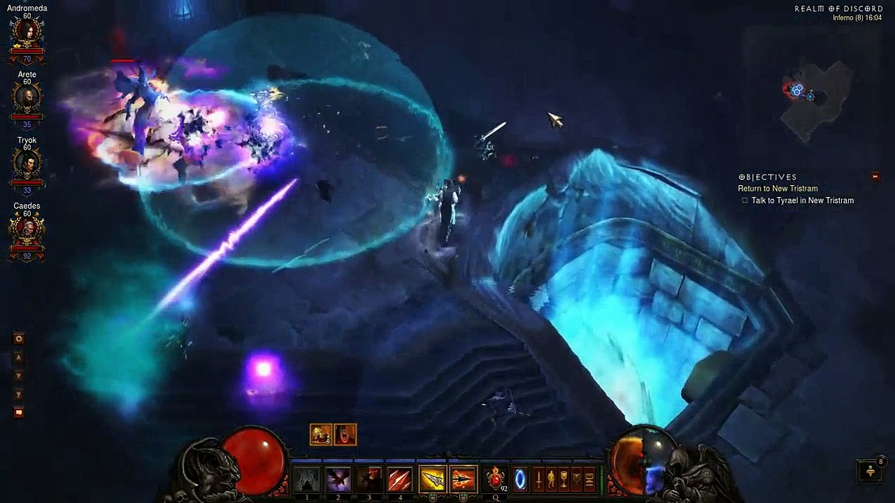 D3 Hellfire Ring Bosses part 3 Skeleton King and Maghda