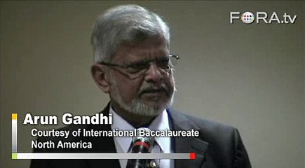 Arun Gandhi and the Sunanda Gandhi Memorial School